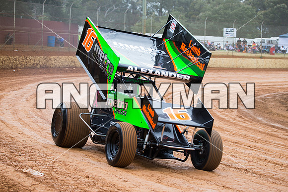 sprintcar 16 t16 Adam Alexander - 6 - Carrick - 8th Nov 2014-2