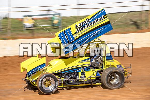 sprintcar 88 t88 Scott Bissett - 1 - Carrick Practice Day - 20th Sep 2014-10