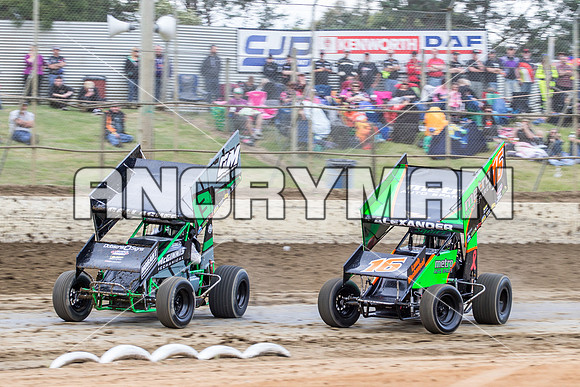 sprintcar 13 T13 Chris Gallagher - 9 - Latrobe - 6th December 2014-9