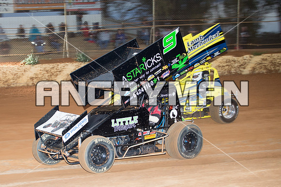sprintcar 9 t9 chris johns - 6 - Carrick - 8th Nov 2014-8