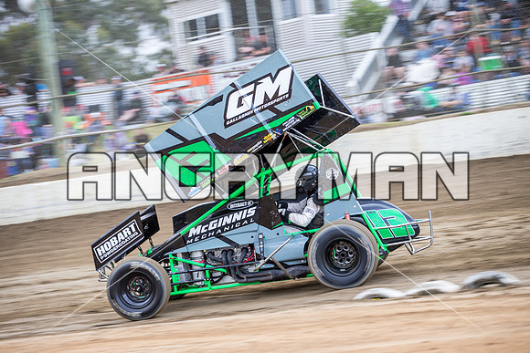 sprintcar 13 T13 Chris Gallagher - 9 - Latrobe - 6th December 2014-10