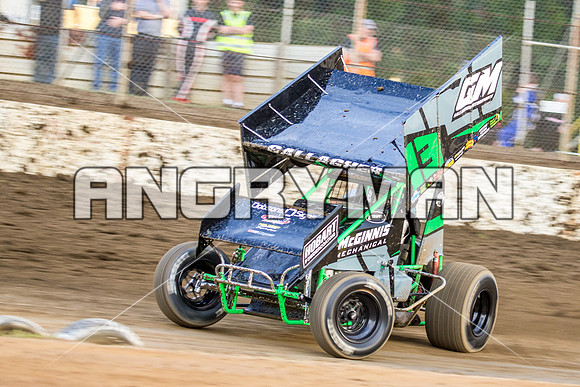 sprintcar 13 T13 Chris Gallagher - 7 - Hobart - 22nd Nov 2014-6