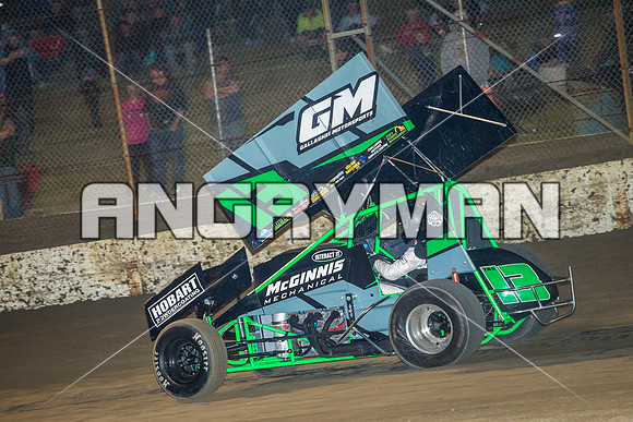 sprintcar 13 T13 Chris Gallagher - 7 - Hobart - 22nd Nov 2014-11