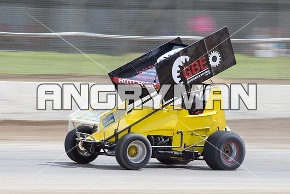 sprintcar 7 t7 tim hutchins - 2 - Latrobe Practice Day - 11th October 2014-8