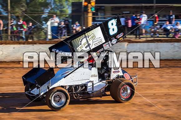 Sprintcar 8 T8 - 25 - Carrick - 13th March 2016