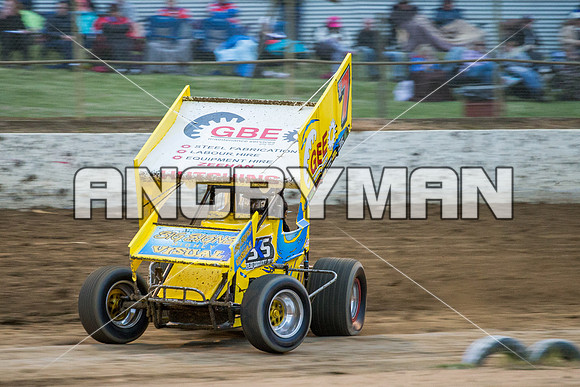 sprintcar 7 t7 tim hutchins - 4 - Latrobe - 25th October 2014-4
