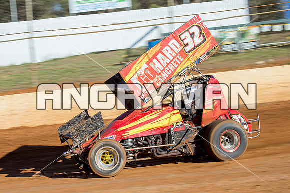 sprintcar 32 t32 nick anderson - 11 - Carrick Practice Session - 20th December 2014-11