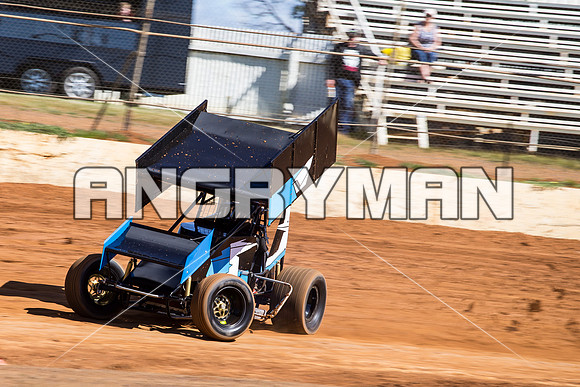 sprintcar 41 t41 damian robins - 1 - Carrick Practice Day - 20th Sep 2014