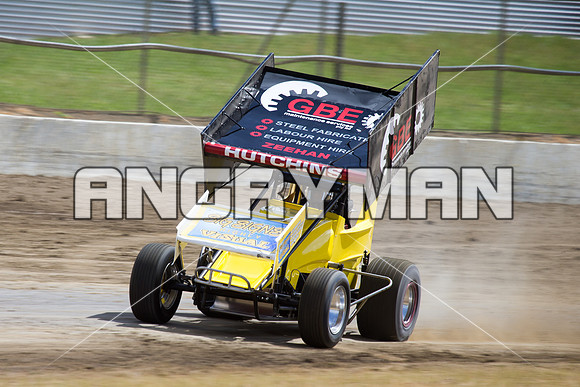 sprintcar 7 t7 tim hutchins - 2 - Latrobe Practice Day - 11th October 2014-5