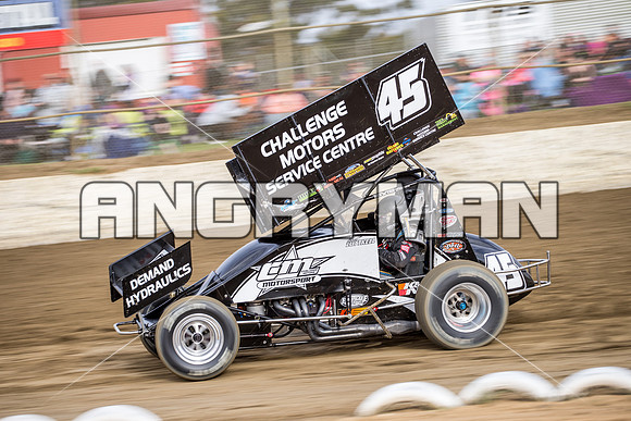sprintcar 45 t45 Kurt Luttrell - 9 - Latrobe - 6th December 2014-4