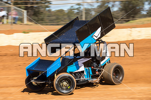 sprintcar 41 t41 damian robins - 1 - Carrick Practice Day - 20th Sep 2014-9