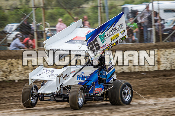 sprintcar 25 t25 anthony frost - 7 - Hobart - 22nd Nov 2014