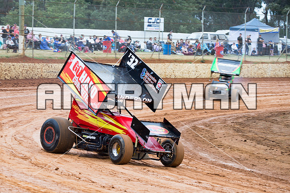 sprintcar 32 t32 nick anderson - 6 - Carrick - 8th Nov 2014-2