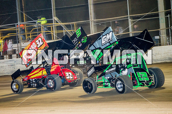 sprintcar 13 T13 Chris Gallagher - 9 - Latrobe - 6th December 2014-15