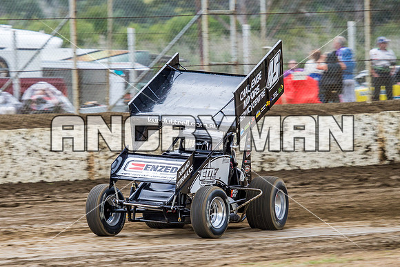sprintcar 45 t45 Kurt Luttrell - 7 - Hobart - 22nd Nov 2014