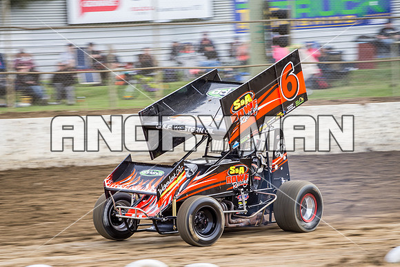 sprintcar 6 t6 steve rowe - 9 - Latrobe - 6th December 2014