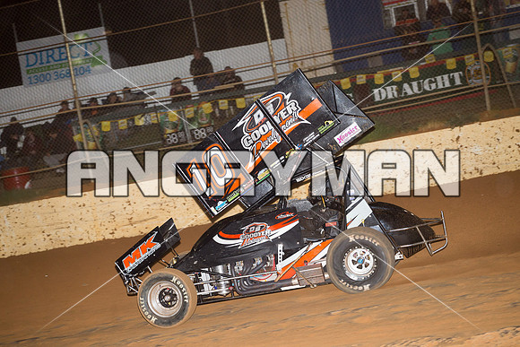 sprintcar 10 t10 callum zizek - 6 - Carrick - 8th Nov 2014-8
