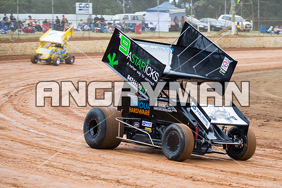 sprintcar 9 t9 chris johns - 6 - Carrick - 8th Nov 2014