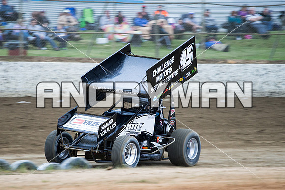sprintcar 45 t45 Kurt Luttrell - 4 - Latrobe - 25th October 2014-9