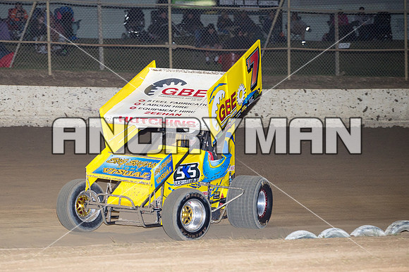 sprintcar 7 t7 tim hutchins - 4 - Latrobe - 25th October 2014-7