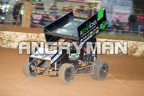 sprintcar 9 t9 chris johns - 6 - Carrick - 8th Nov 2014-10