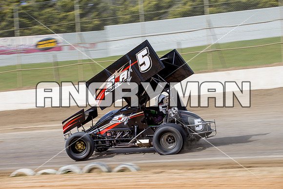 sprintcar 5 t5 adrian redpath - 2 - Latrobe Practice Day - 11th October 2014-9