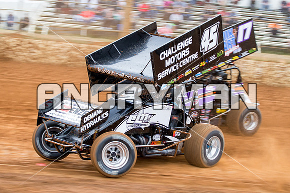 sprintcar 45 t45 Kurt Luttrell - 6 - Carrick - 8th Nov 2014-6