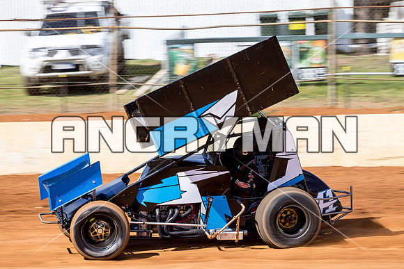 sprintcar 41 t41 damian robins - 1 - Carrick Practice Day - 20th Sep 2014-8
