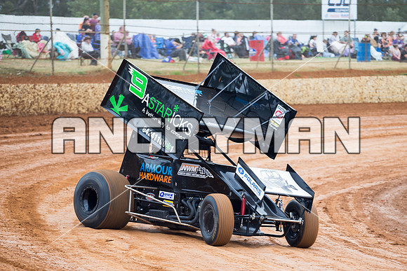 sprintcar 9 t9 chris johns - 6 - Carrick - 8th Nov 2014-2
