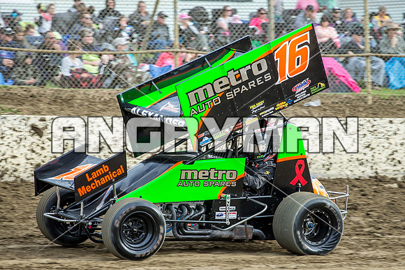 sprintcar 16 t16 Adam Alexander - 9 - Latrobe - 6th December 2014