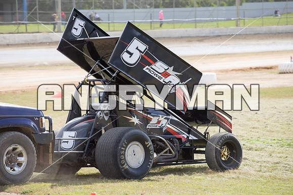 sprintcar 5 t5 adrian redpath - 2 - Latrobe Practice Day - 11th October 2014-14