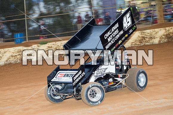 sprintcar 45 t45 Kurt Luttrell - 6 - Carrick - 8th Nov 2014-11