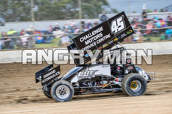 sprintcar 45 t45 Kurt Luttrell - 9 - Latrobe - 6th December 2014-9