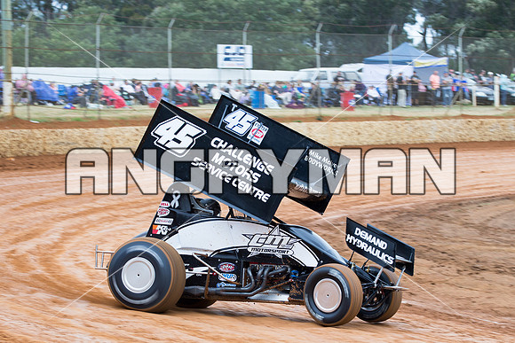 sprintcar 45 t45 Kurt Luttrell - 6 - Carrick - 8th Nov 2014-4
