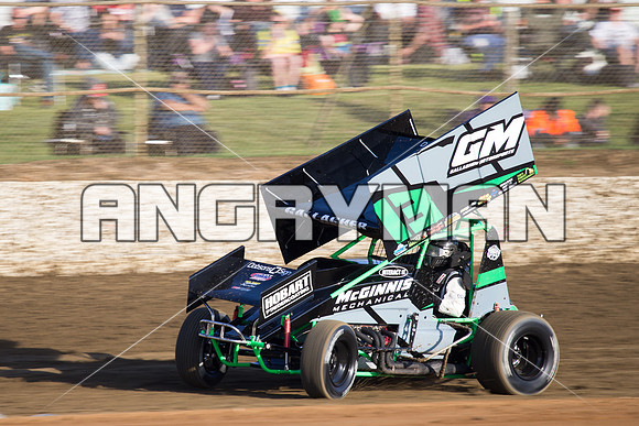 sprintcar 13 T13 Chris Gallagher - 4 - Latrobe - 25th October 2014-4