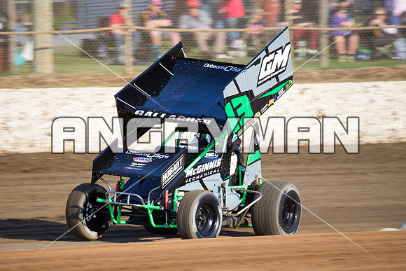 sprintcar 13 T13 Chris Gallagher - 4 - Latrobe - 25th October 2014-5