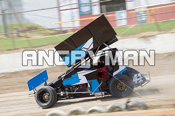 sprintcar 41 t41 damian robins - 2 - Latrobe Practice Day - 11th October 2014-5