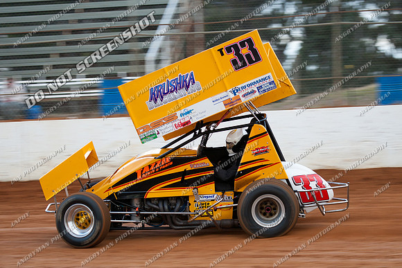 sprintcar 33 t33 jake krushka - 8 - Carrick Club Night 2nd December 2011-2