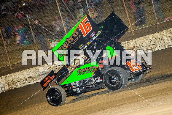 sprintcar 16 t16 Adam Alexander - 7 - Hobart - 22nd Nov 2014-9