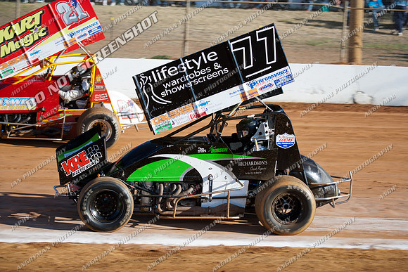 sprintcar 77 t77 shaun dobson - Carrick Nov 6th