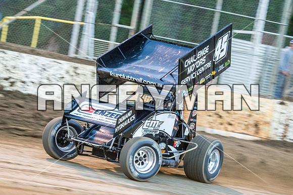 sprintcar 45 t45 Kurt Luttrell - 7 - Hobart - 22nd Nov 2014-8