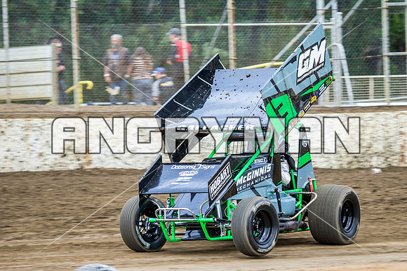 sprintcar 13 T13 Chris Gallagher - 7 - Hobart - 22nd Nov 2014-2