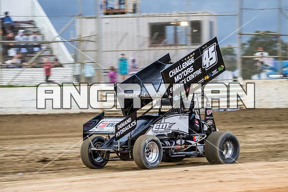 sprintcar 45 t45 Kurt Luttrell - 9 - Latrobe - 6th December 2014-8