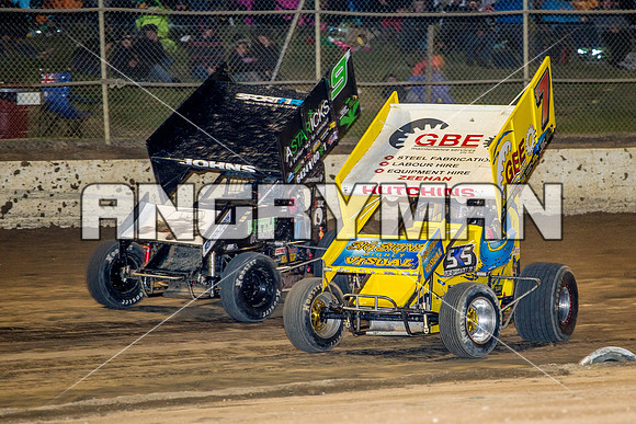 sprintcar 7 t7 tim hutchins - 9 - Latrobe - 6th December 2014-16