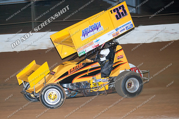 sprintcar 33 t33 jake krushka - 8 - Carrick Club Night 2nd December 2011-5