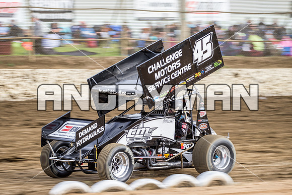 sprintcar 45 t45 Kurt Luttrell - 9 - Latrobe - 6th December 2014-2