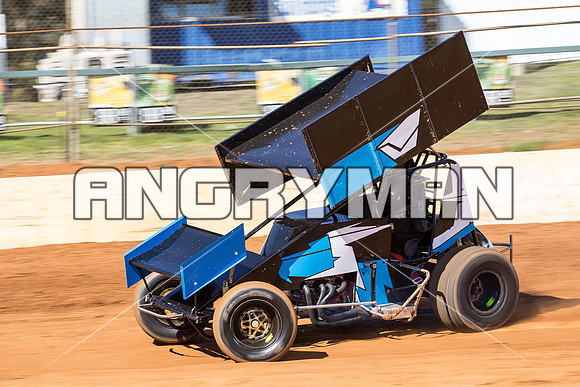 sprintcar 41 t41 damian robins - 1 - Carrick Practice Day - 20th Sep 2014-5