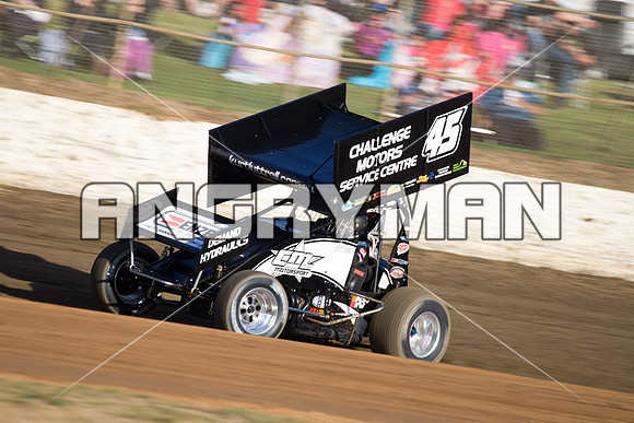 sprintcar 45 t45 Kurt Luttrell - 4 - Latrobe - 25th October 2014