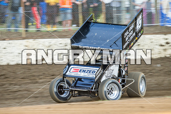 sprintcar 45 t45 Kurt Luttrell - 7 - Hobart - 22nd Nov 2014-2