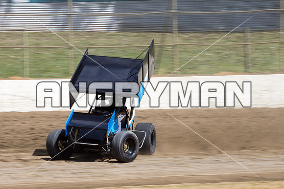 sprintcar 41 t41 damian robins - 2 - Latrobe Practice Day - 11th October 2014